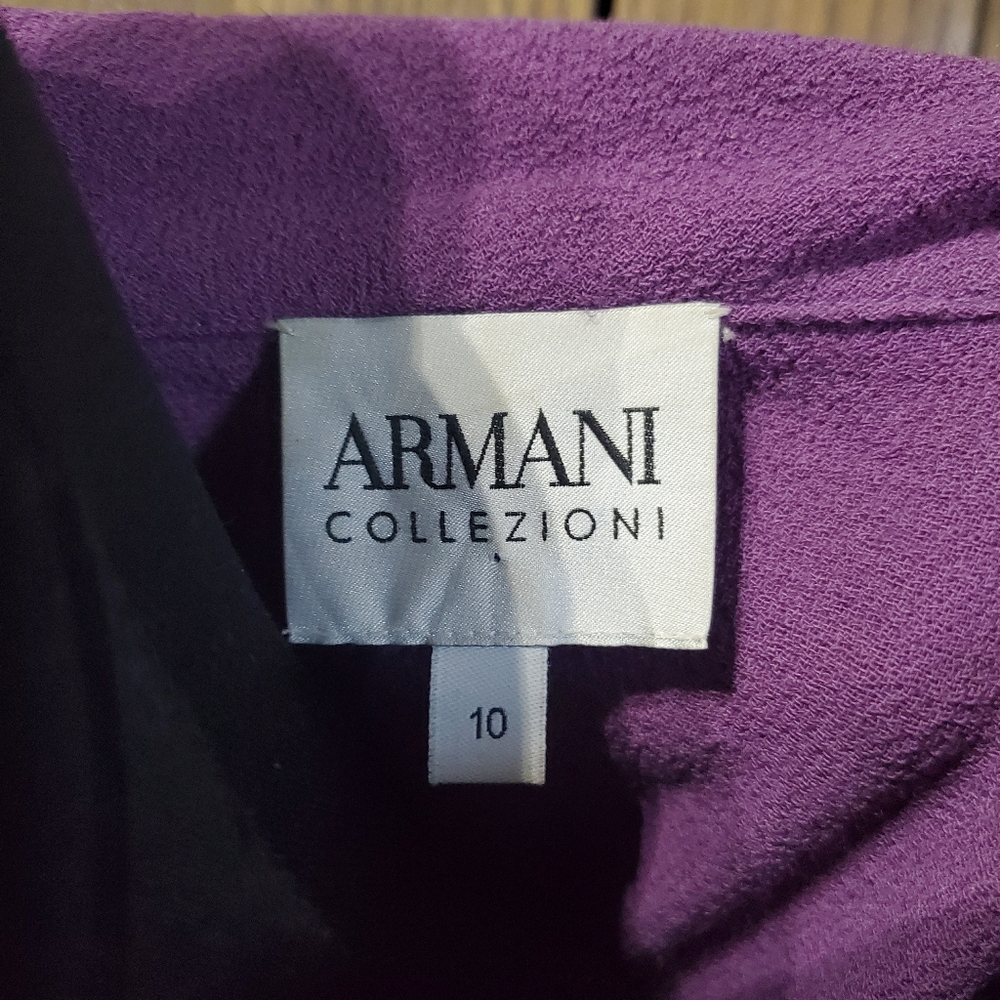 LAST CHANCE Armani Collezioni Purple Blazer - Picture 2 of 5